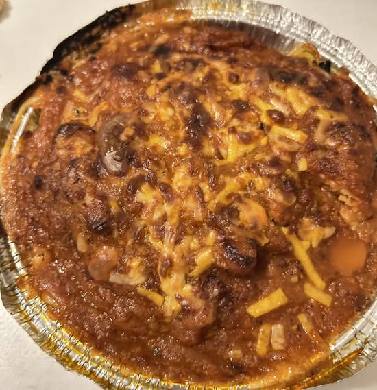 Baked spaghetti Bolognese chicken steak 焗肉醬雞扒意粉